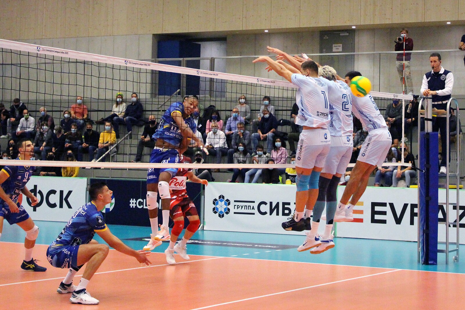 Champions League: Trento ok contro la Dinamo Mosca