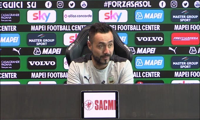 De Zerbi: "Col Napoli ce la giochiamo"