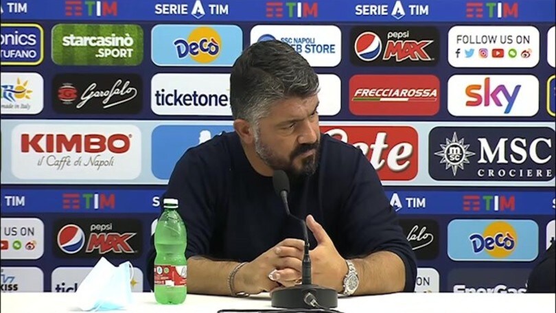 Gattuso: "Errori Osimhen ci stanno. Cerchiamo poco Mertens"