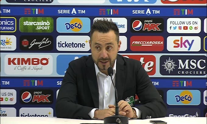 De Zerbi: "Concesso tanto al Napoli? Loro sono forti..."