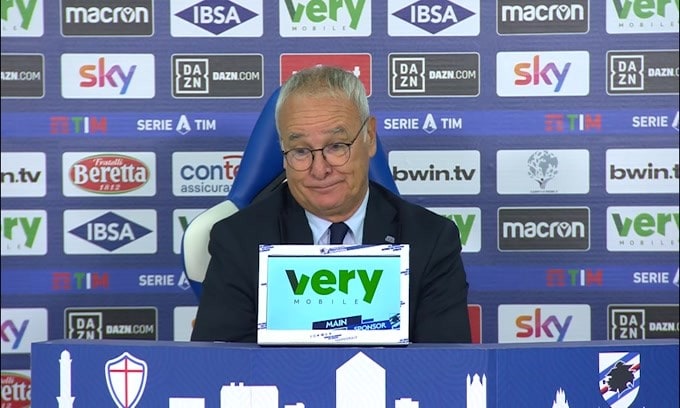 Ranieri: "Derby brutto senza tifosi. Vuoi mettere le parolacce dei tifosi avversari?"