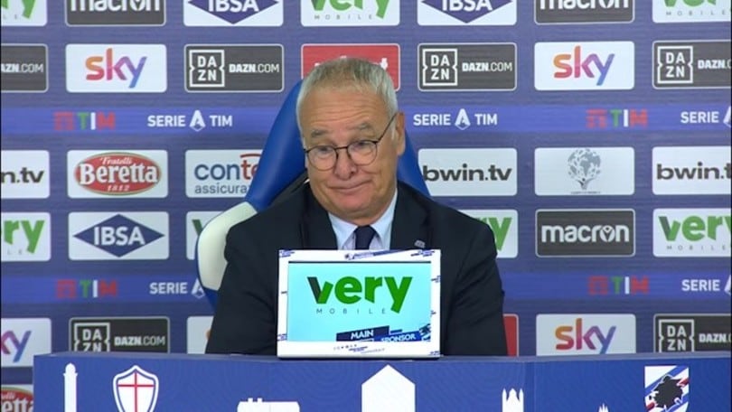 Ranieri: "Derby brutto senza tifosi. Vuoi mettere le parolacce dei tifosi avversari?"
