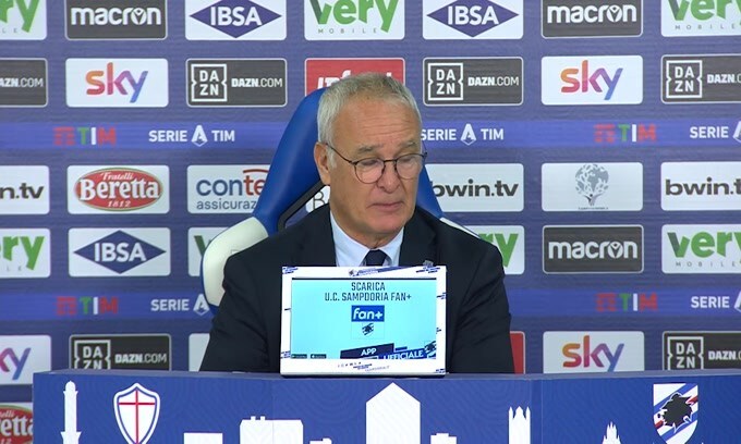 Ranieri: "Candreva? All'Inter faceva solo corse.."