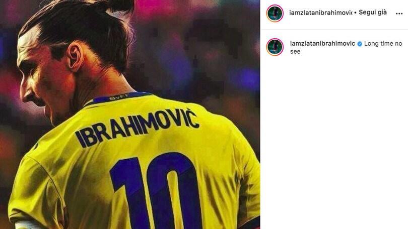 Milan, Ibrahimovic annuncia il ritorno in nazionale sui social