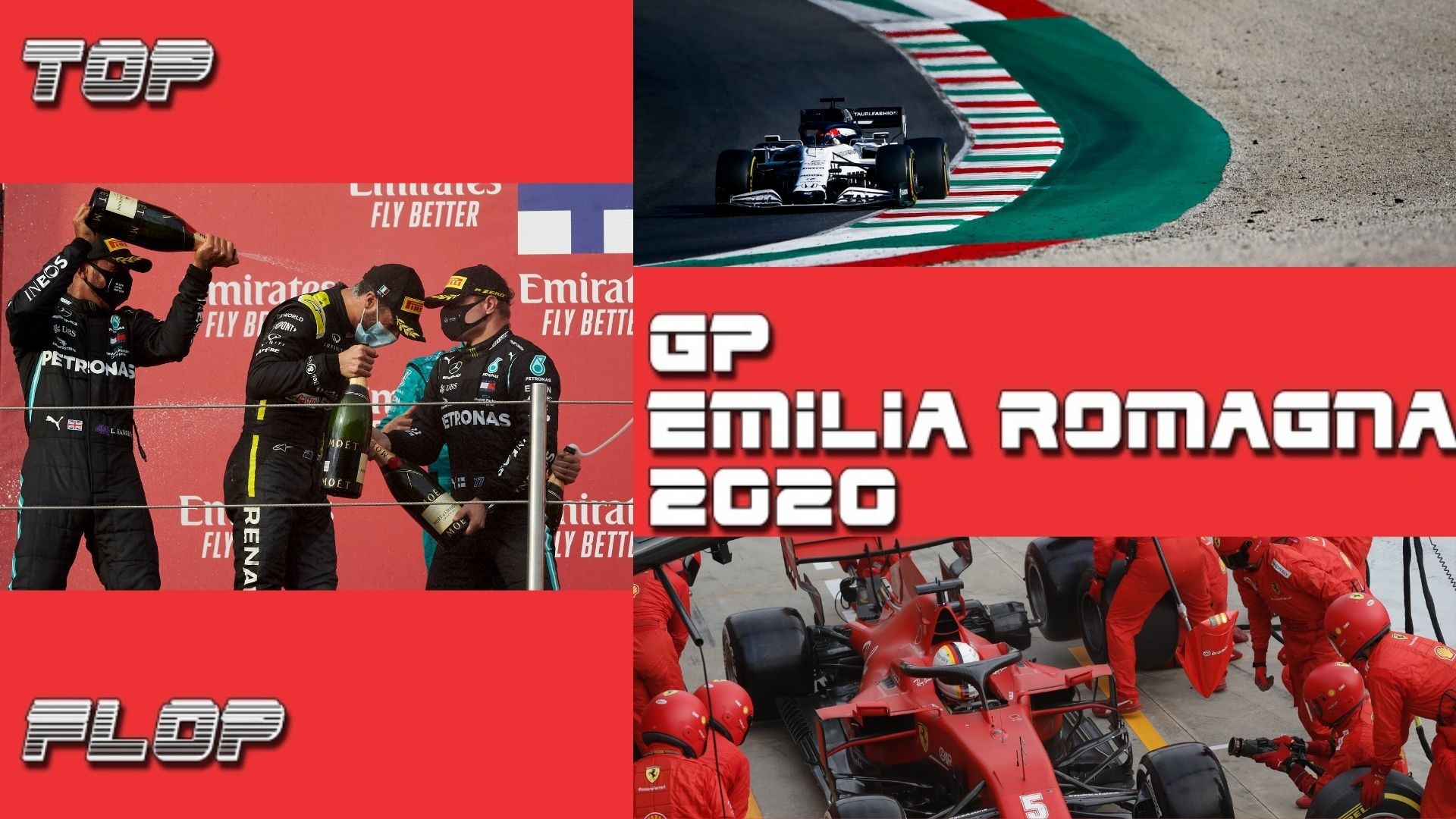 A Imola festeggia la Mercedes e la Ferrari piange: ecco il Top e Flop del Gp Emilia Romagna VIDEO VIDEO