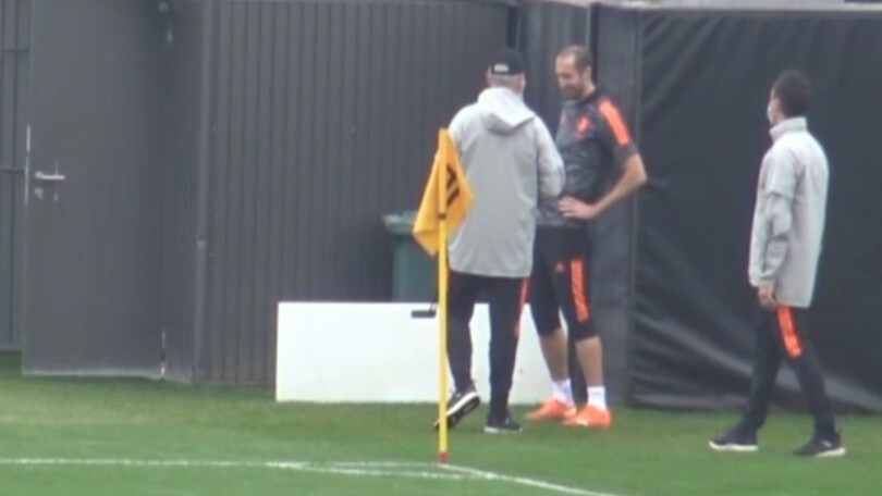 Allenamento Juve, ci sono Chiellini e Ronaldo