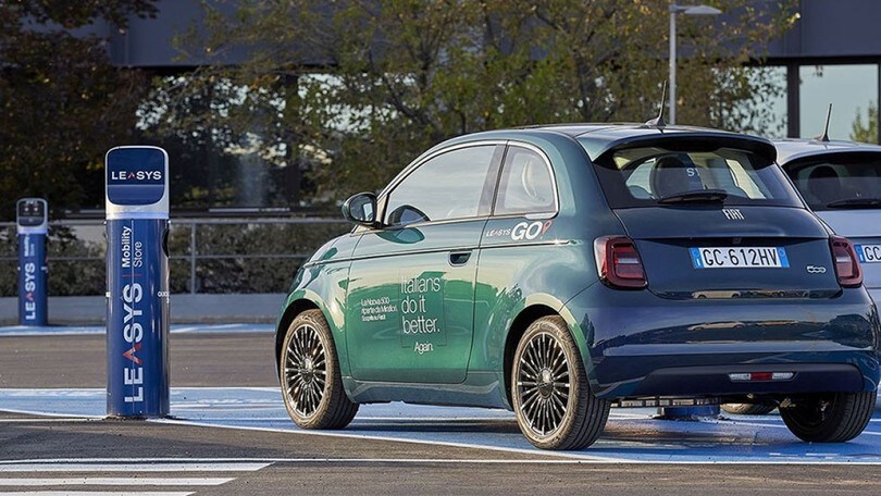 Fiat 500 elettrica, eccola in car sharing con LeasysGO!