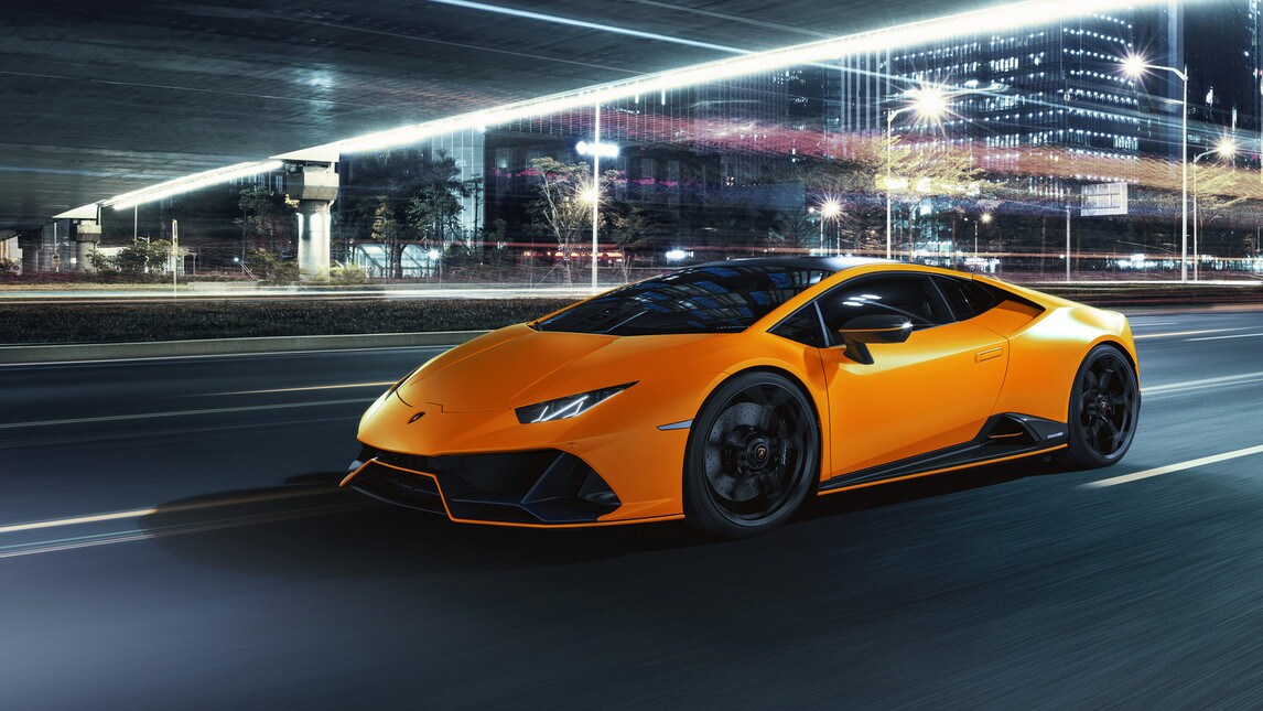 Lamborghini Huracán, la supercar veste fluo