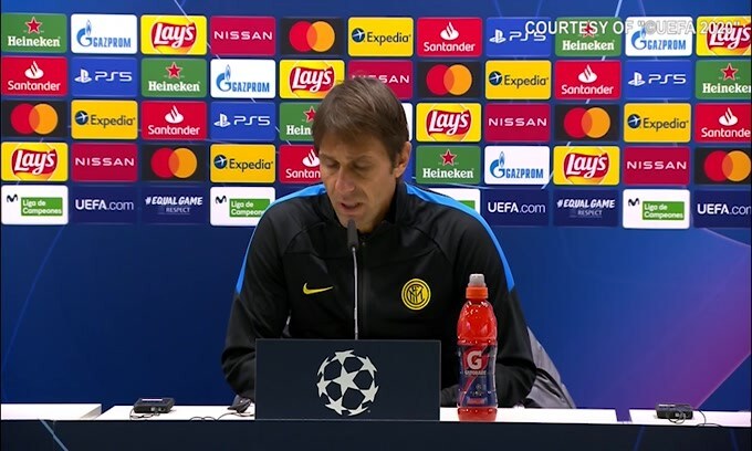 Conte: "Sul primo gol c'era fallo su Hakimi"