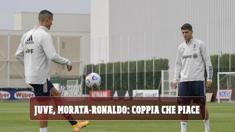 Juve, Morata-Ronaldo: coppia che piace