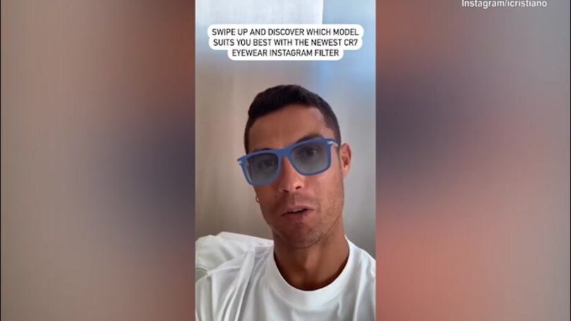 Cristiano Ronaldo "vede" il mondo in bianconero