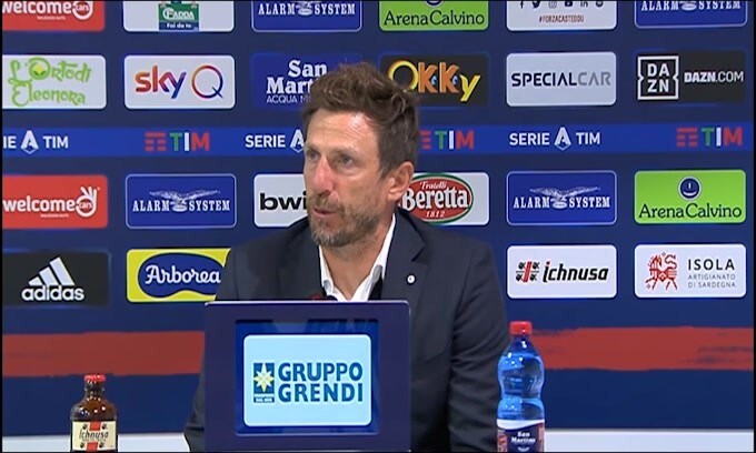 Di Francesco: "Un vantaggio con la superiorità numerica"