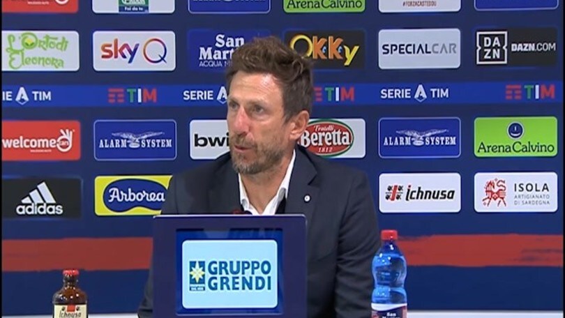 Di Francesco: "Un vantaggio con la superiorità numerica"