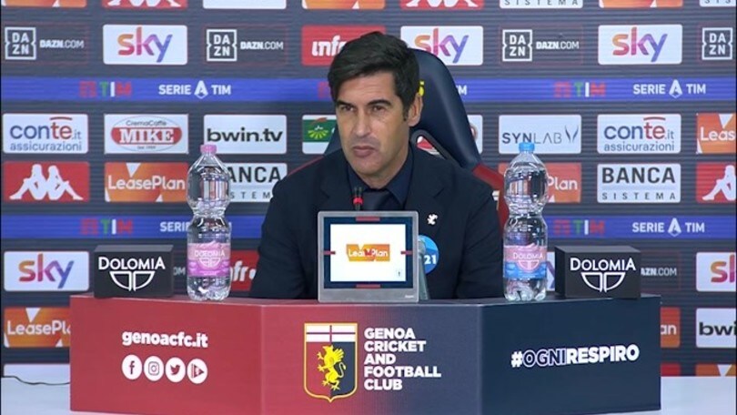 Fonseca: "Siamo in fiducia. Reagito subito al loro gol"