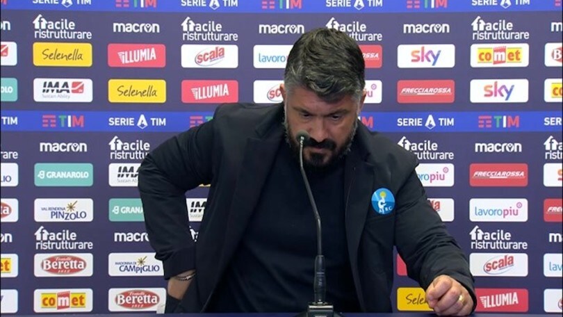 Gattuso duro con Rui e Ghoulam: "Non si sono allenati bene"