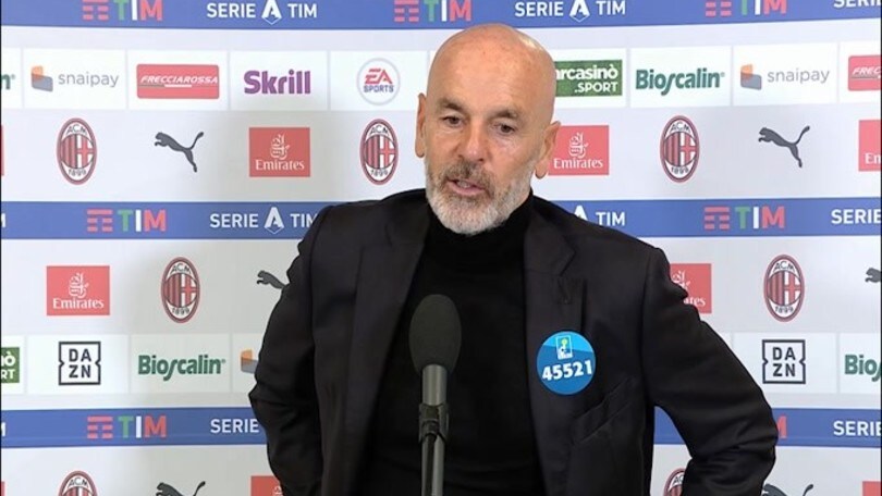 Pioli: "Bene anche nel primo tempo. Nell'intervallo.."
