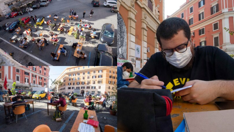 "Tu mi chiudi e io dove studio", a Roma studenti in protesta