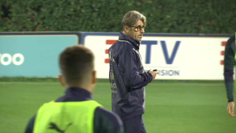 La rifinitura degli Azzurri