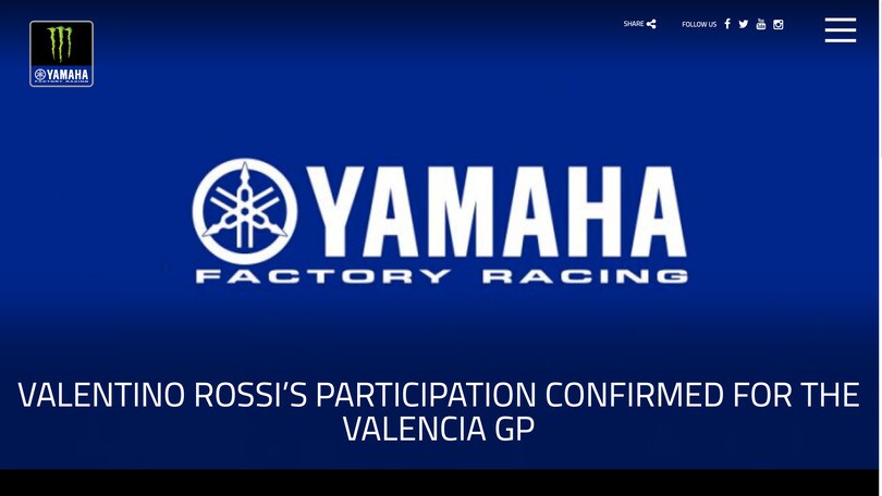 MotoGp, Valentino Rossi negativo: presente al Gp di Valencia
