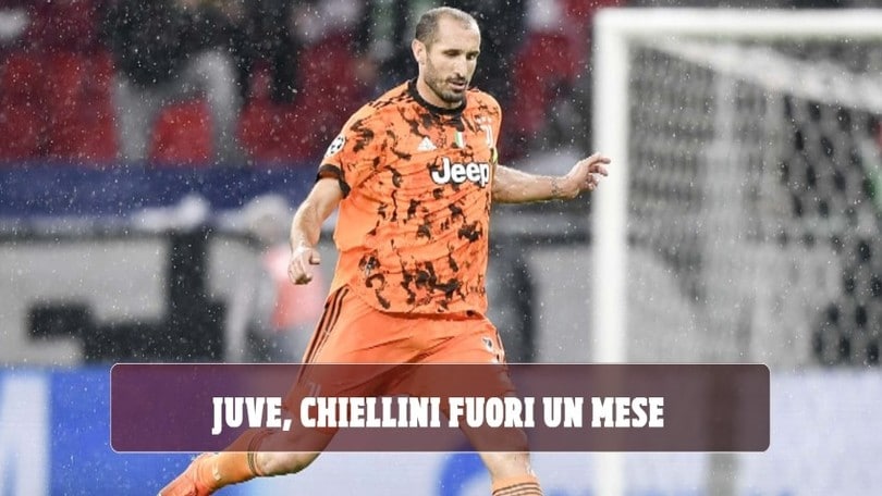 Juve, Chiellini fuori un mese. Infortunati, ecco i tempi di recupero