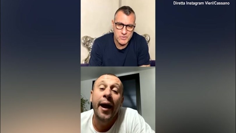 Cassano prende in giro Totti: "Gli tiro 5 pappine.."