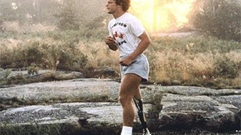 Terry Fox, malato di cancro che ha sensibilizzato il mondo con la maratona infinita