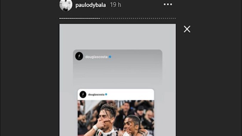 Dybala "scorda" gli auguri della Juventus