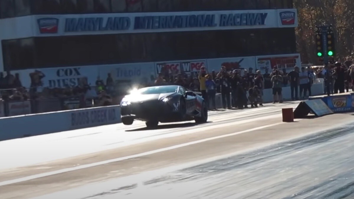 Lamborghini Huracan da 1.800 CV: che impennata! VIDEO