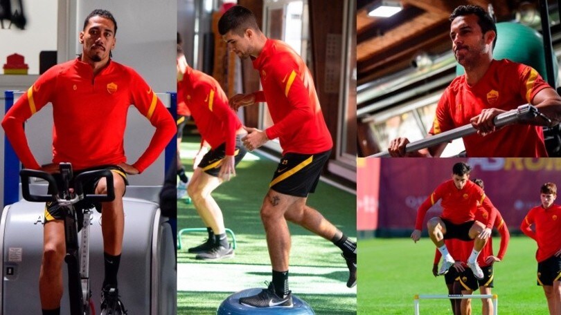La Roma fa palestra, Smalling ci prova per il Parma