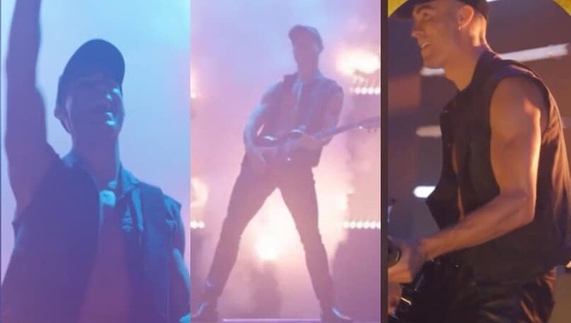 Cristiano Ronaldo scatenato in versione rockstar