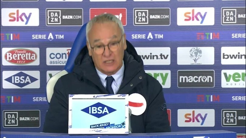 Ranieri: "L'espulsione? L'arbitro si è offeso"