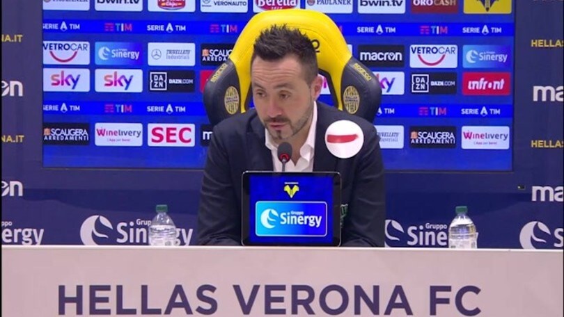 De Zerbi: "Aspettative? Spingiamo finchè ne abbiamo"