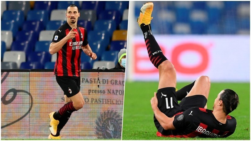 Ibrahimovic immenso: piega il Napoli con due gol, ma poi si fa male