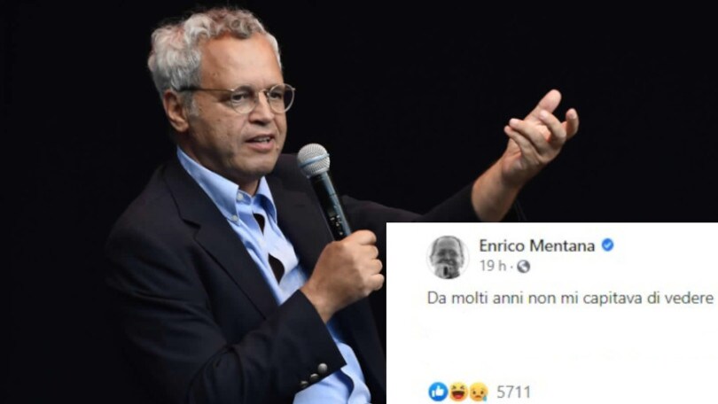 Mentana furioso con l'Inter. Ma non aspetta la fine della partita...