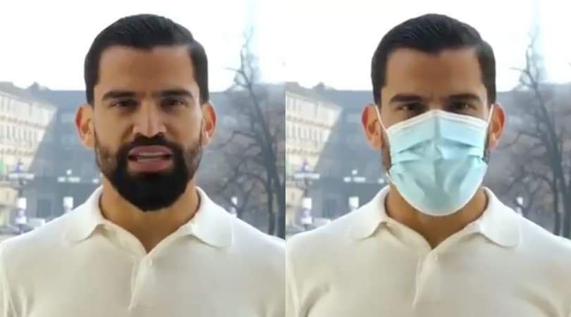 Coronavirus, il messaggio di Rincon: "Indossa la mascherina"