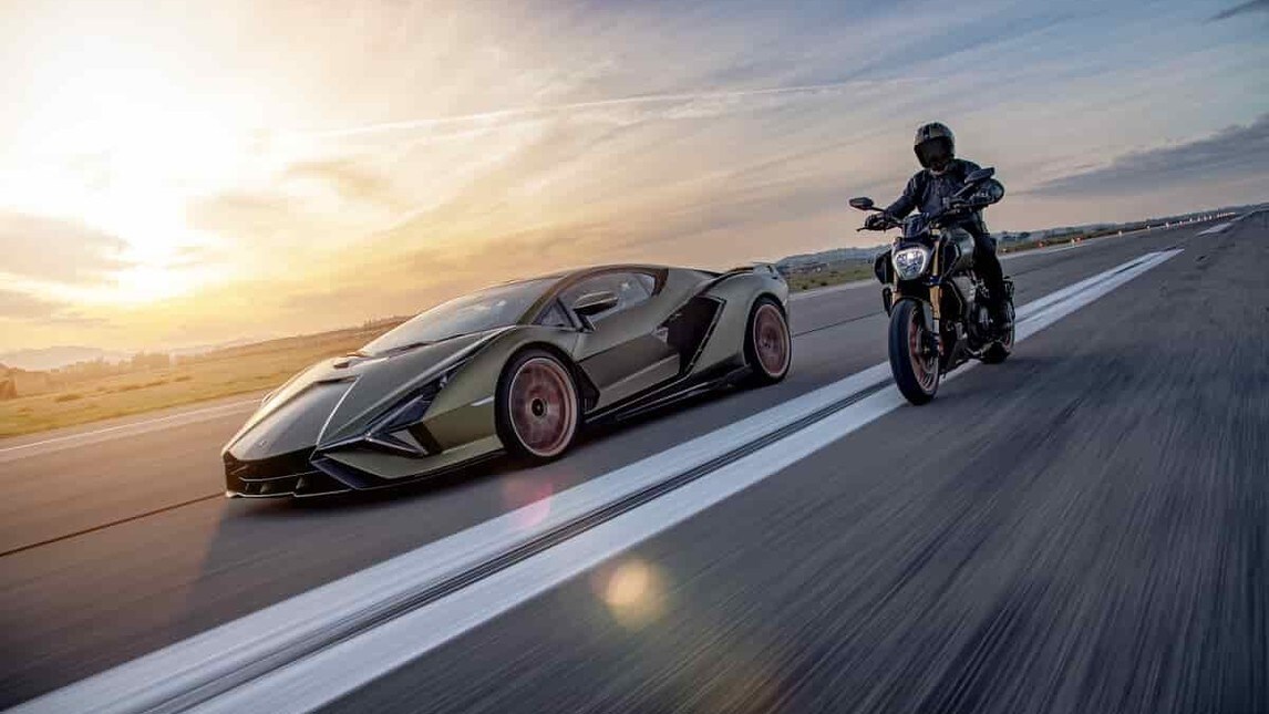 Ducati Diavel 1260 Lamborghini, quando auto e moto si fondono