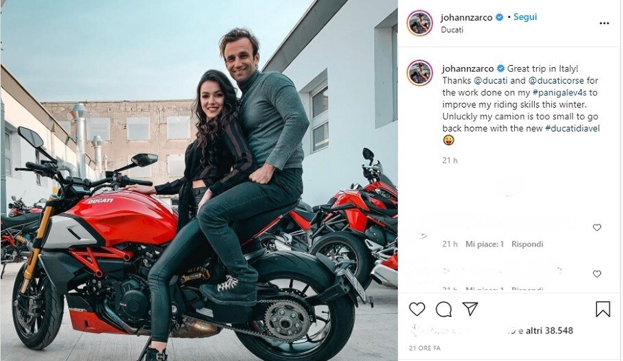 MotoGp, Zarco si prepara per il 2021: a Borgo Panigale c'è anche la fidanzata