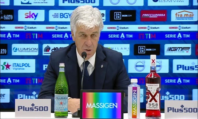 Gasperini: "Fino al primo gol subito ottima Atalanta"