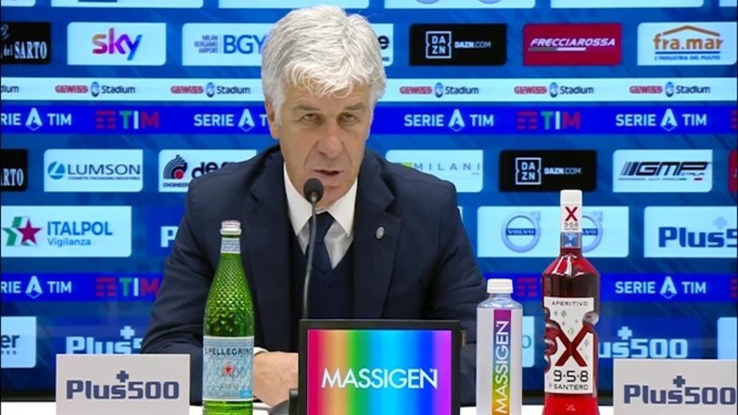 Gasperini: "Fino al primo gol subito ottima Atalanta"