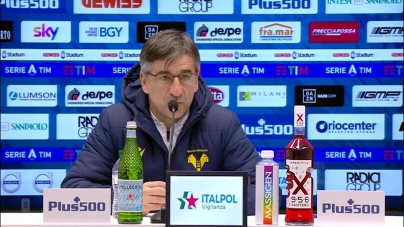 Juric: "L'obiettivo resta la salvezza"
