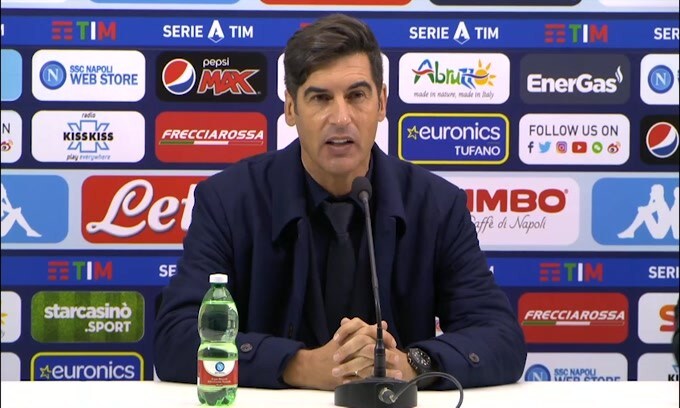 Fonseca: "Il Napoli è stato superiore"