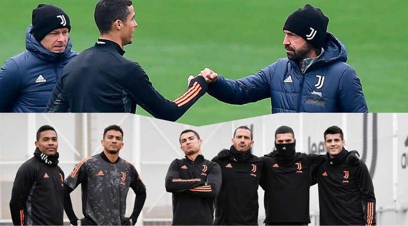 Juve, Pirlo e Ronaldo pugno d'intesa per la Champions