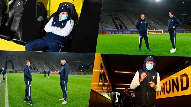 Lazio sul campo del Borussia: walk around da Champions League