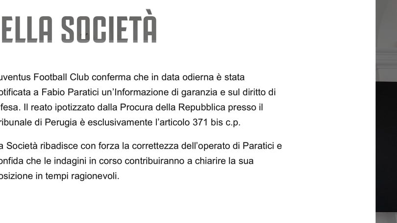 Juve, caso Suarez: Fabio Paratici è indagato