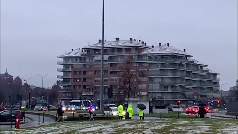 L’arrivo del pullman del Torino