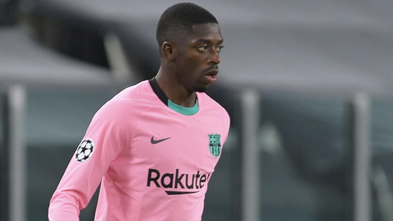 Dembélé ko, salta Barcellona-Juve