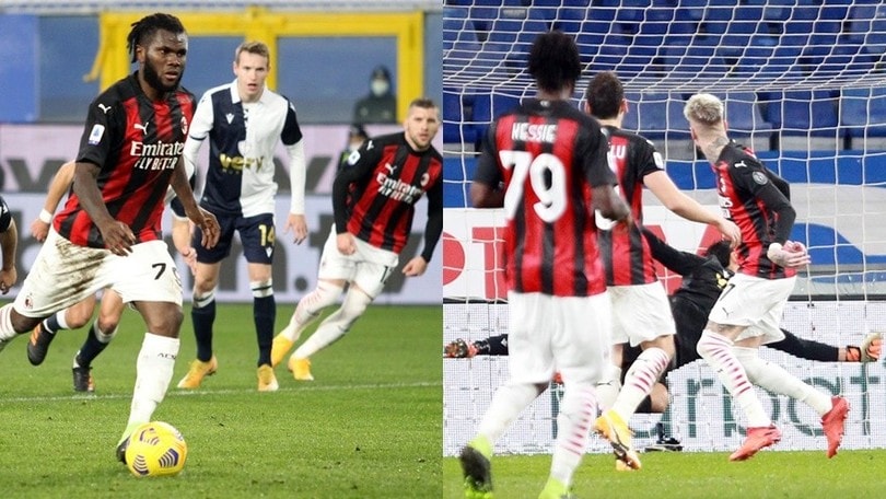 Festa Milan con Kessié e Castillejo, la perla di Ekdal non basta alla Samp