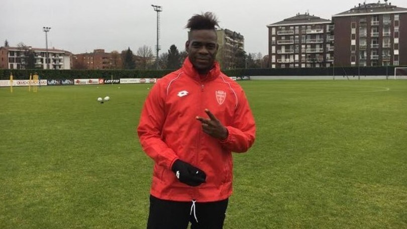 Balotelli riparte: primo allenamento con il Monza