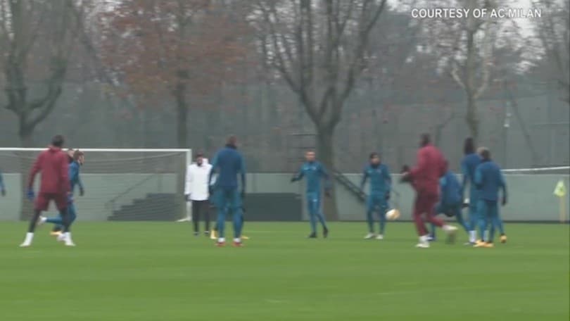 Milan, che allegria durante il torello