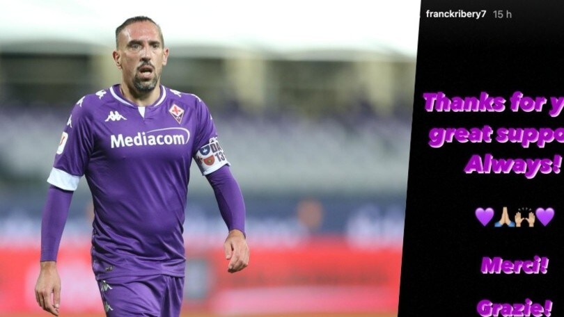 Fiorentina, Ribery: "Grazie tifosi per il supporto!"